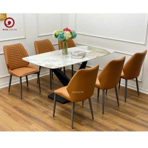  Bộ bàn ăn Stratos Ceramic và 4 Ghế Otis 