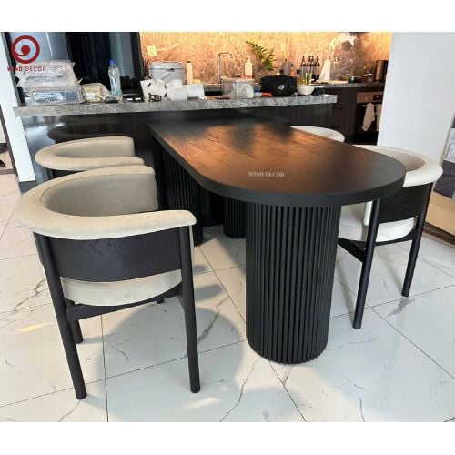  BAC-180 Bộ bàn ăn 4 ghế Side 
