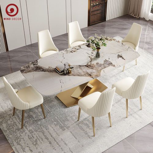  BAC-159 Bộ bàn ăn Stratos Ceramic và 4 ghế Monina 