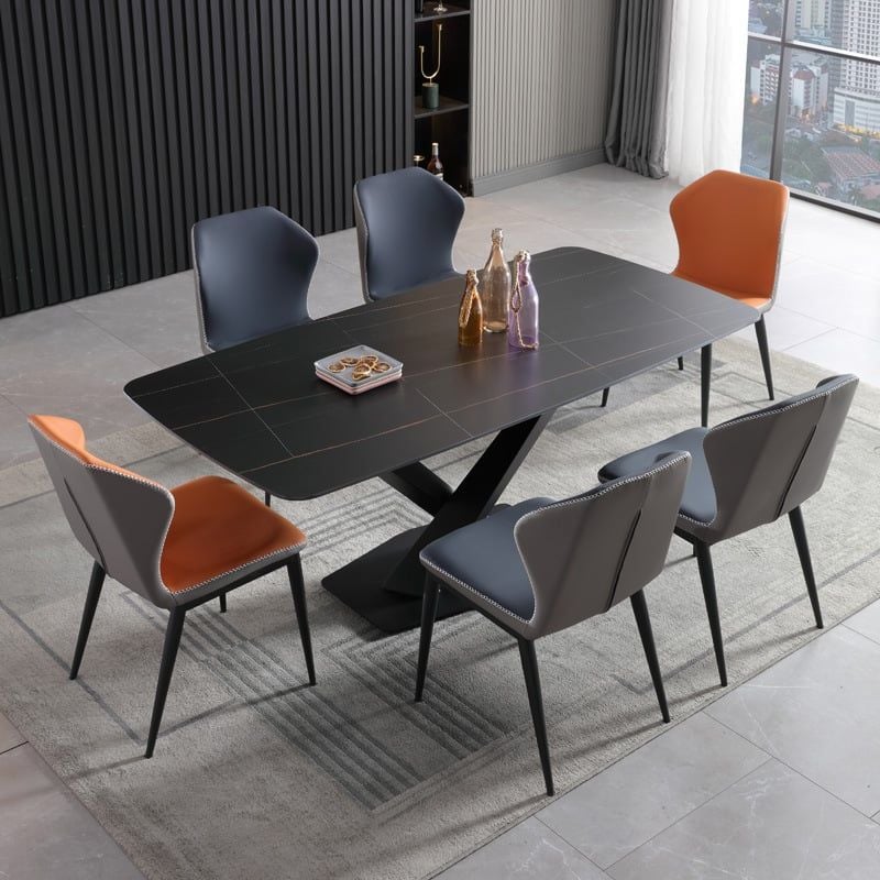  BAC-146 Bộ bàn ăn Stratos Ceramic và 4 ghế Vaz 