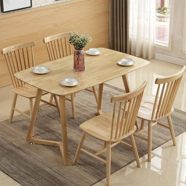  Ghế Pinnston Wood - Ghế Song Tiện Nệm 