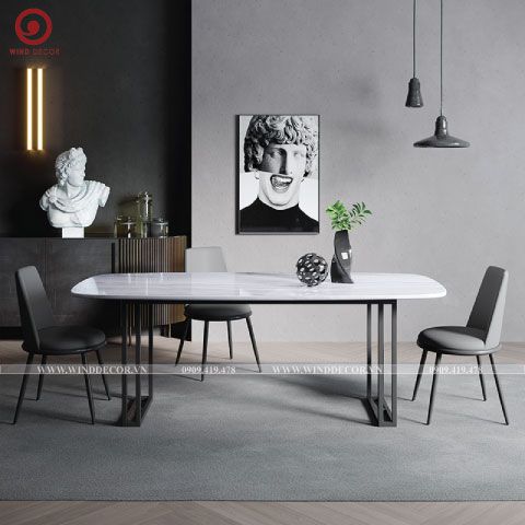  BAC-35 Bộ bàn ăn Avera và 4 ghế Aurora 