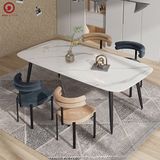  BAC-43 Bộ Bàn Ăn Ceramic Ozio và 4 ghế Wow 