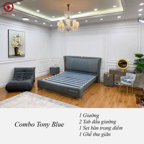  Combo Phòng Ngủ Tony Blue 