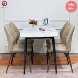  Bộ bàn ăn Ceramic và 4 Ghế Balyon 