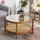  Bàn Sofa Mây Mắt Cáo BS-86 