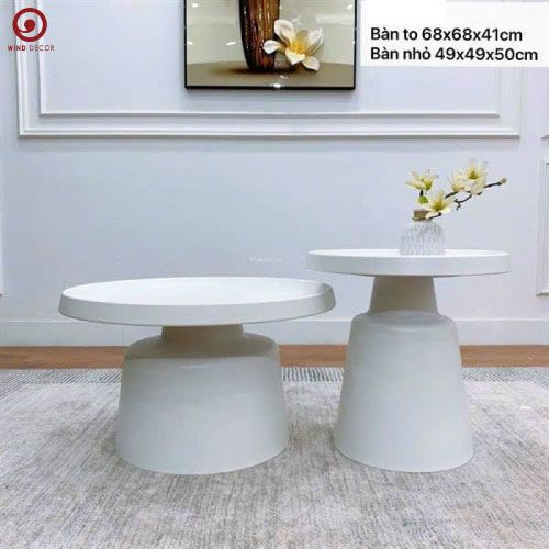  Cặp Bàn Sofa Neem (Cả bàn lớn và bàn nhỏ) 