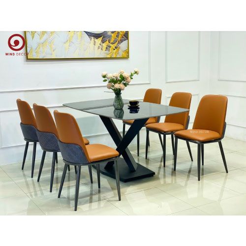  Bộ bàn ăn Stratos Ceramic và 6 Ghế Sky 