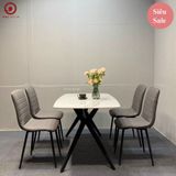  Bộ bàn ăn Ceramic A1 và 4 Ghế Elis 
