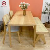  BA-60 Bộ Bàn Ăn Neva và 2 Ghế MayoiSeater và Ghế Băng Mây Rattan 