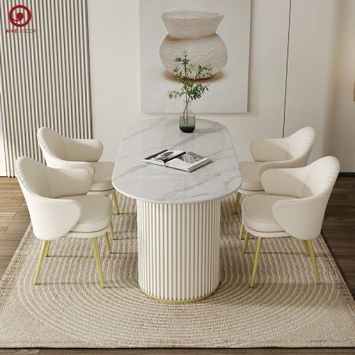  BAC-156 Bộ bàn ăn Index Ceramic và 4 ghế 