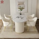  BAC-156 Bộ bàn ăn Index Ceramic và 4 ghế 