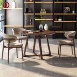  BA-87 Bộ Bàn Ăn Grace Round và 4 Ghế Oleandro ASH 