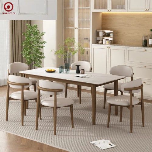  BAC-157 Bộ bàn ăn 4 Ghế Oleandro Rubber 