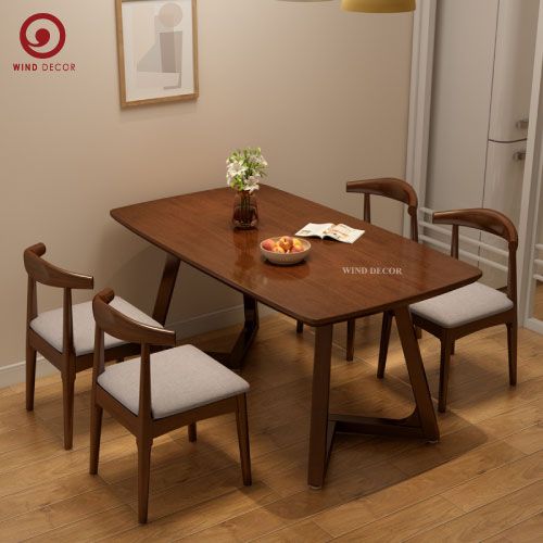  BA-05 Bộ Bàn Ăn 4 Ghế Bull 