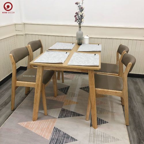  BA-46 Bộ Bàn Ăn 4 Ghế Bella 