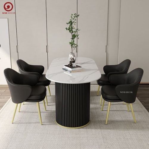  BAC-156 Bộ bàn ăn Index Ceramic và 4 ghế 