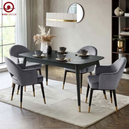  BAC-141 Bộ bàn ăn Ceramic A5 và 4 ghế Codia 