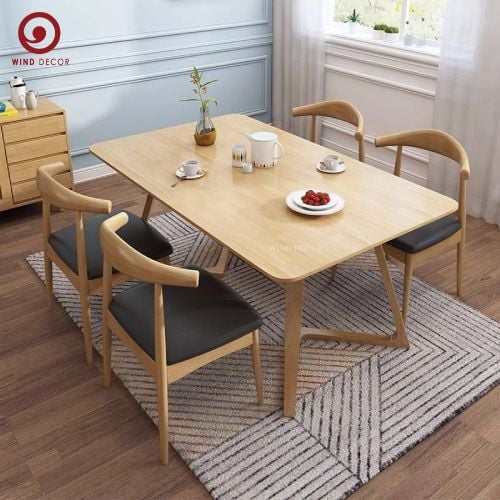  BA-05 Bộ Bàn Ăn 4 Ghế Bull 