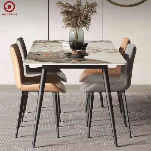  BAC-21 Bộ Bàn Ăn Ceramic Ozio và 4 ghế Zenta 