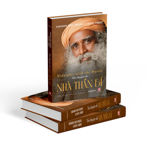 Trò chuyện với nhà Thần bí - Sadhguru -  Mua 1 được 3 -Tặng kèm Bộ ảnh của Sadhguru - Tặng dây Kinh Devi đã được Sadhguru thánh hiến