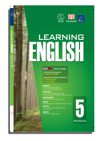 Learning English 5 - Bìa mới