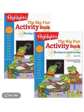 Combo Big Fun Activity Book Pre K (2-4 Tuổi)