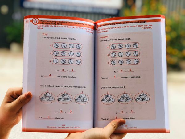 Bộ 7 Cuốn Sách Toán Tài Năng Cấp 1 (6 - 11 Tuổi) - Cuốn 2 -> 5