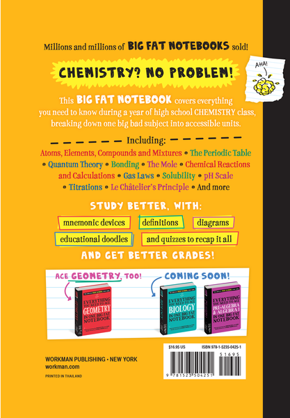 Everything You Need to Ace Chemistry in One Big Fat Notebook (THCS - THPT)