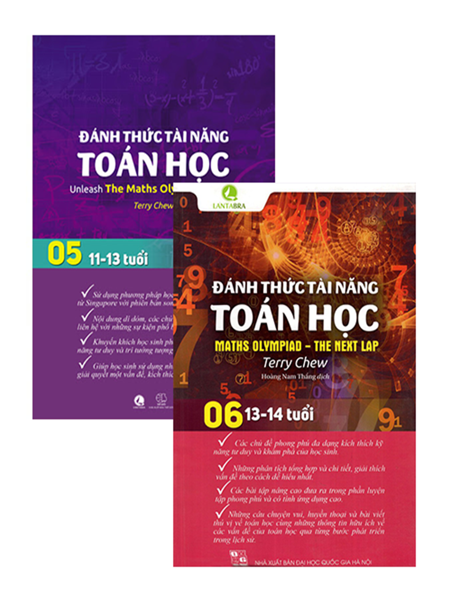 Combo: Đánh thức toán tài năng quyển 5 - 6