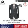 [NGÀY 17.10] Áo Khoác Blazer D&T Xám Rêu 60% Wool 120s