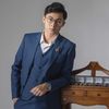 [NGÀY 13.11] Bộ Suit Nam Mon Amie Xanh Navy D&T 624750 - 60% Wool 120s