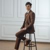 [NGÀY 15.11] Bộ Suit Nam Mon Amie Màu Nâu Vải Icafe 150's