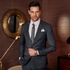 [NGÀY 11.11] Bộ Suit Nam Mon Amie Màu Xám Tro G84.019 - 80% Wool 140s