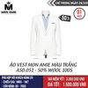 [NGÀY 20.10] Áo Vest Mon Amie Màu Trắng A50.051 - 100% Wool 100s