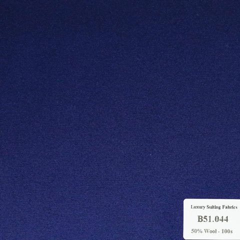 B51.044 Kevinlli V2 - Vải Suit 50% Wool - Xanh Navy Trơn