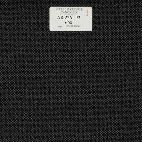 AR 2261 92 CANONICO - 100% Wool - Xanh Lá Trơn