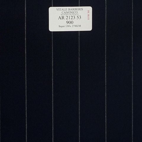 AR 2123 53 CANONICO - 100% Wool - Xanh Dương Sọc