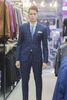 Suit Chú rể Caro xanh Cao cấp #D-531/2