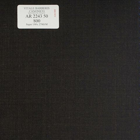 AR 2243 50 CANONICO - 100% Wool -  Đen Trơn