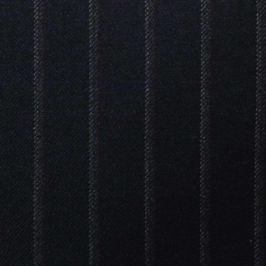 ML637/2 - Vải Suit 95% Wool - Xanh Dương Sọc