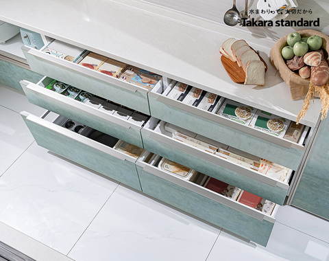 Hệ Tủ Bếp Nhật Bản Cao Cấp Lemure Chữ I Màu L1M - Biệt Thự Phố Quận Ngô Quyền, Hải Phòng