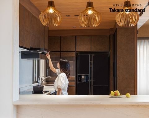 Hệ Tủ Bếp Nhật Bản Cao Cấp Lemure Chữ G Màu LJR - Nhà phố Bình Tân