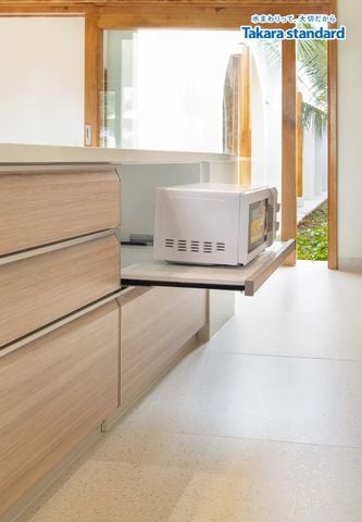 Hệ Tủ Bếp Nhật Bản Lemure Cao Cấp Chữ L  -  Nhà Phố Đồng Nai