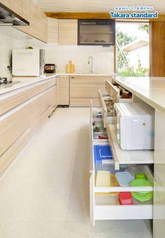 Hệ Tủ Bếp Nhật Bản Lemure Cao Cấp Chữ L  -  Nhà Phố Đồng Nai