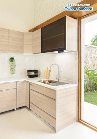 Hệ Tủ Bếp Nhật Bản Lemure Cao Cấp Chữ L  -  Nhà Phố Đồng Nai
