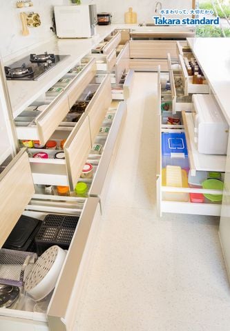 Hệ Tủ Bếp Nhật Bản Lemure Cao Cấp Chữ L  -  Nhà Phố Đồng Nai