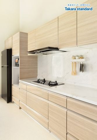 Hệ Tủ Bếp Nhật Bản Lemure Cao Cấp Chữ L  -  Nhà Phố Đồng Nai