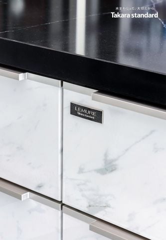 Hệ Tủ Bếp Nhật Bản Cao Cấp Lemure Chữ I Màu LJD - Biệt Thự phố Tây Hồ Tây, Hà Nội