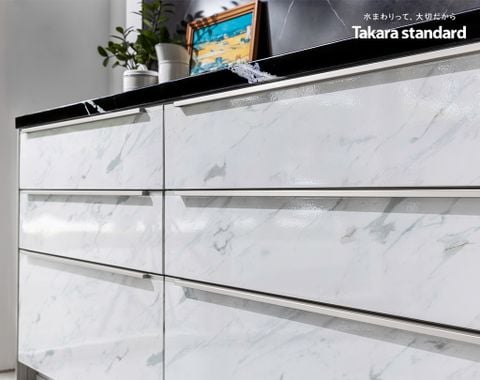 Hệ Tủ Bếp Nhật Bản Cao Cấp Lemure Chữ I Màu LJD - Biệt Thự phố Tây Hồ Tây, Hà Nội